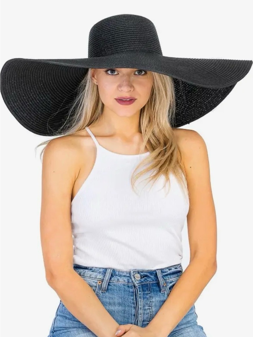 Wide Brim Sun Floppy Hat